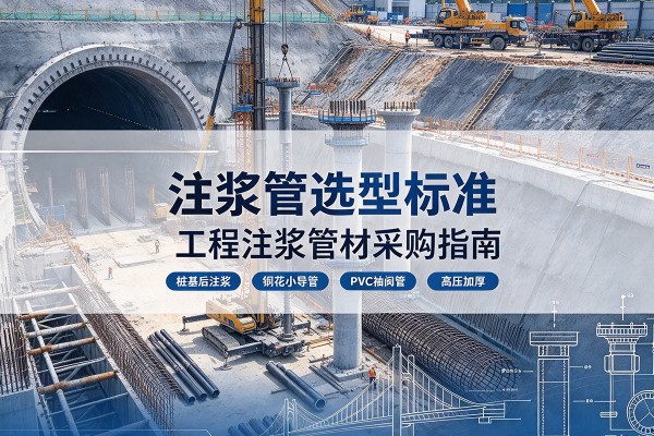 利州注浆管选型标准